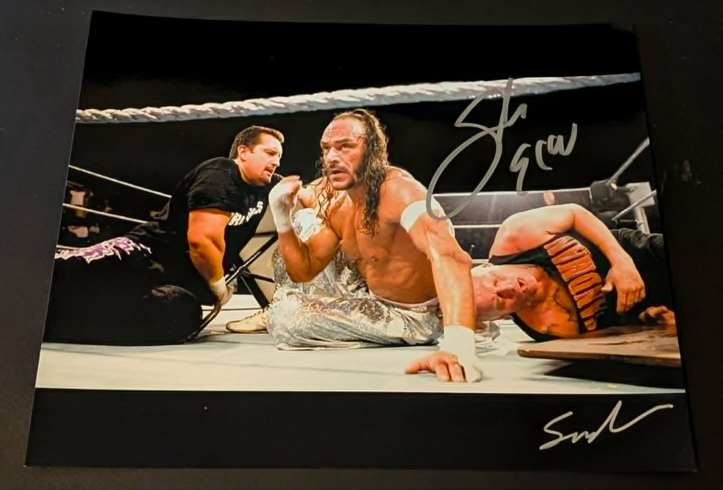 Sabu & Sandman Dual Signed Photo COA