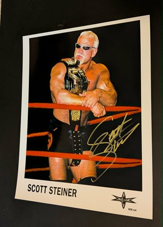 Scott Steiner Pose 3 Signed Photo COA