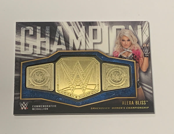 Alexa Bliss 2018 Topps Smackdown Medallion /299 – The Wrestling Universe