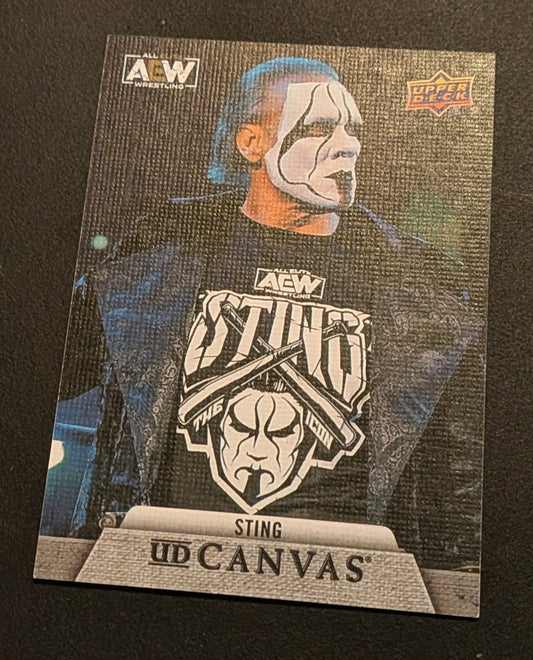 Sting 2021 Upper Deck AEW All Elite Wrestling Canvas #C-18