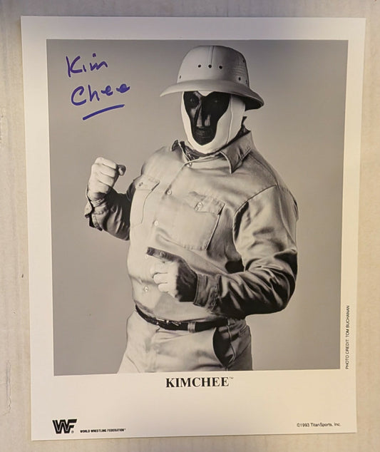 Kim Chee (Steve Lombardi Brooklyn Brawler) Pose 2 Signed Photo COA