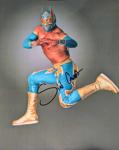 Sin Cara Pose 6 Signed Photo COA