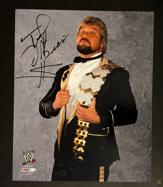 Ted Dibiase Pose 2 Signed Photo COA