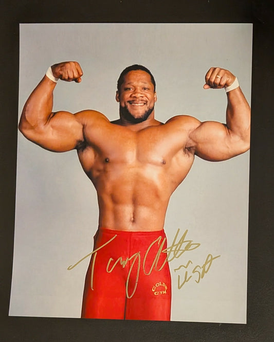 Tony Atlas Pose 1 Signed Photo COA