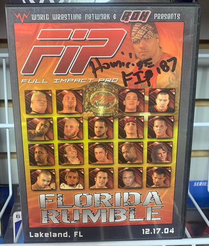 FIP Full Impact Pro “Florida Rumble” DVD from 12/17/04 Signed by HOMICIDE