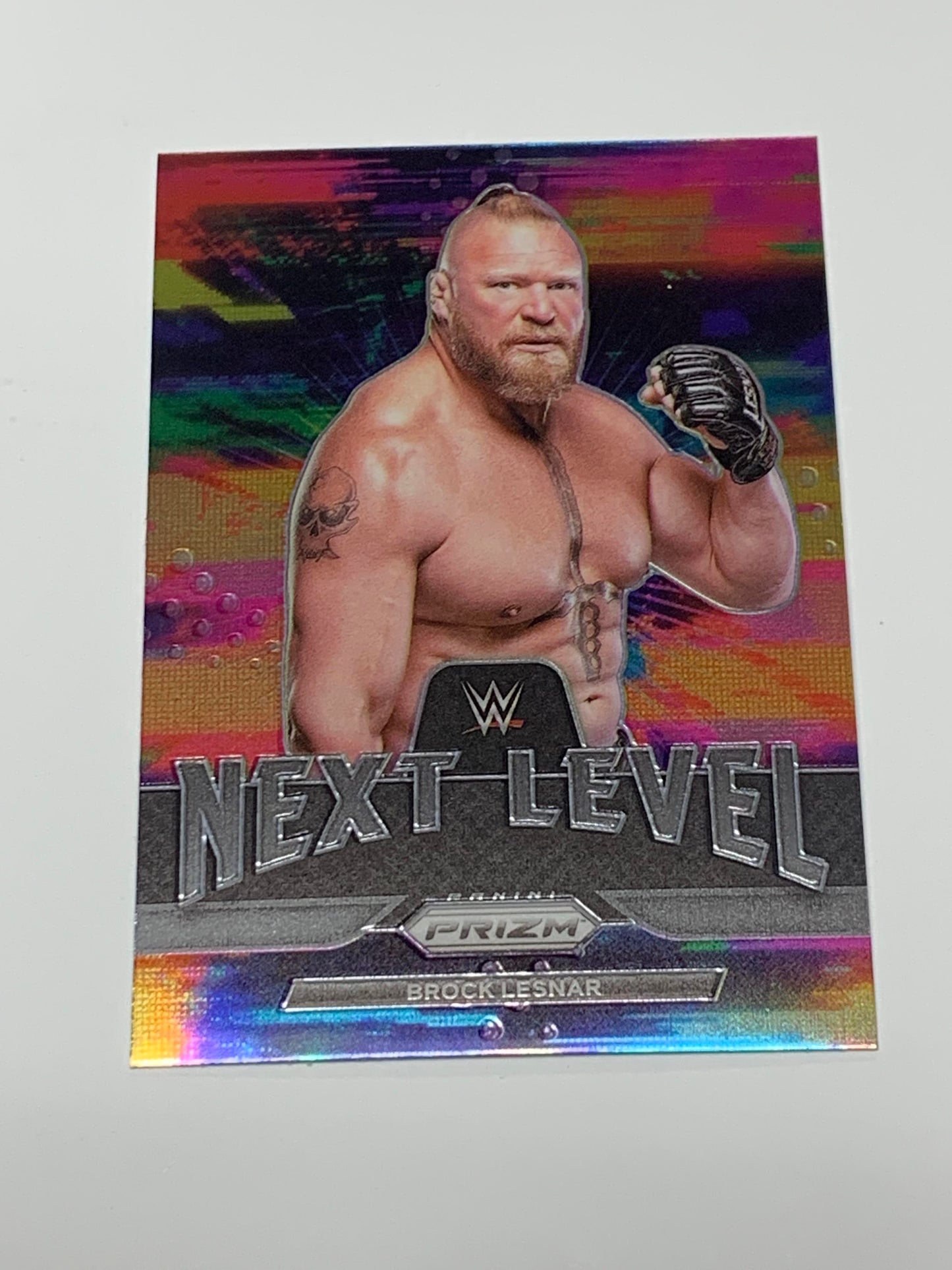 Brock Lesnar 2022 WWE Panini Prizm “Next Level” Insert Card #11