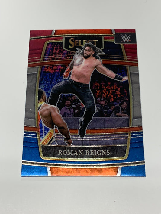 Roman Reigns 2022 WWE Panini Select “Red, White and Blue” Card #56