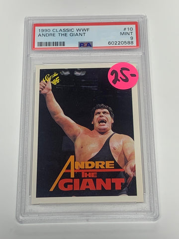 Andre The Giant 1990 WWE Classic PSA 9 Mint Card #10