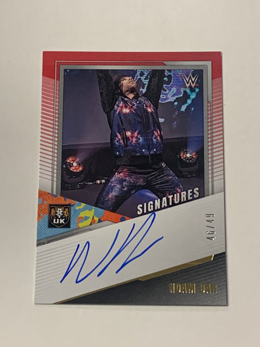 Noam Dar 2022 WWE NXT Signature “On Card” Auto Card #’ed 46/49