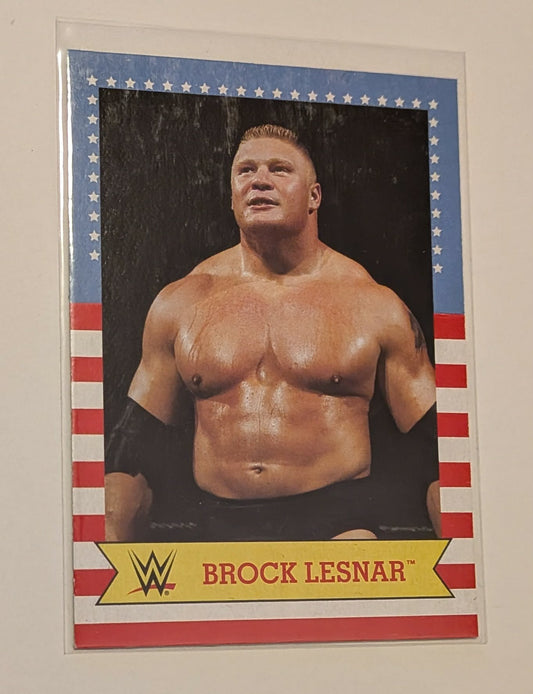 Brock Lesnar 2017 Topps Heritage WWE SummerSlam All-Stars #10