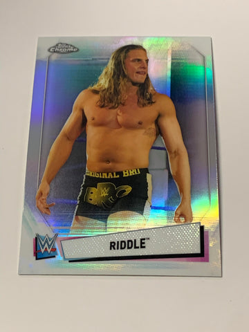 Matt Riddle 2021 WWE Topps Chrome REFRACTOR Card #29