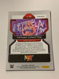 Tiffany Stratton 2022 WWE Panini Prizm ROOKIE Red, White & Blue REFRACTOR Card 104