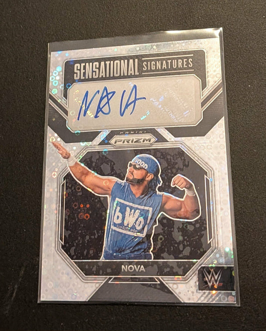 Nova 2023 Signed Panini Prizm Silver Disco Sensational Signatures