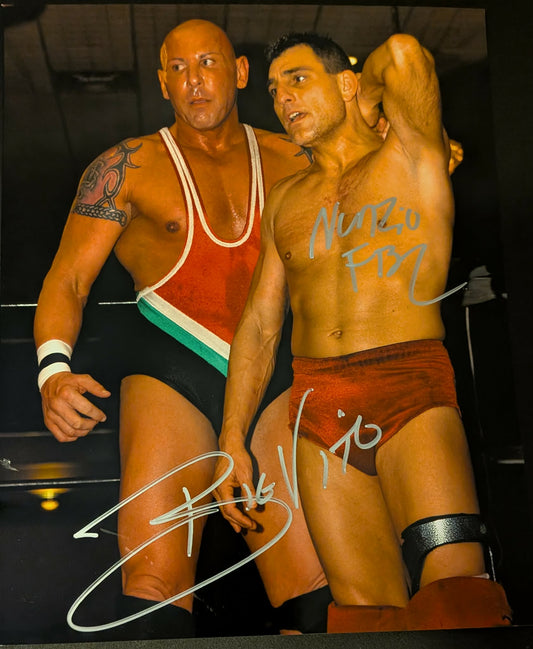 Big Vito & Nunzio FBI Dual Signed Photo COA