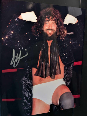 Jimmy Garvin Pose 1 Signed Photo Leaf COA