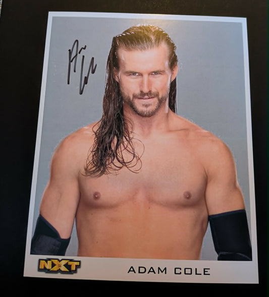 Adam Cole Signed NXT Photo COA