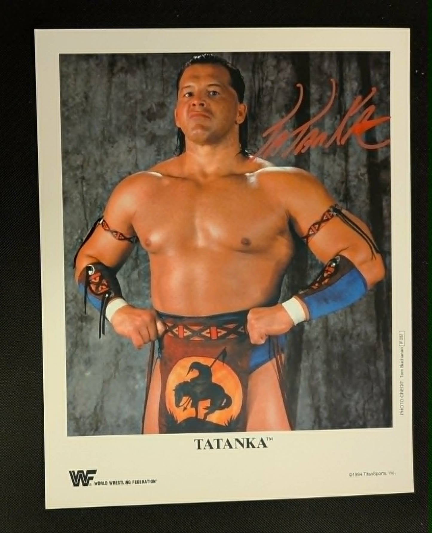 Tatanka Pose 11 Signed Photo COA