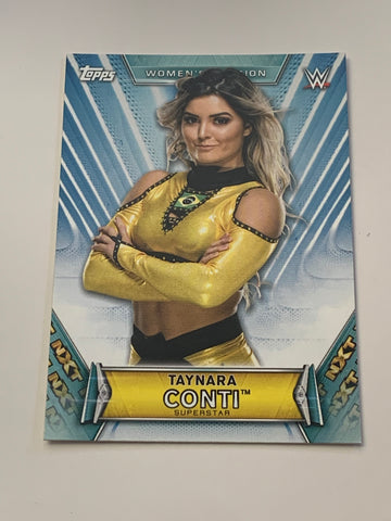 Tay Conti 2019 WWE NXT Topps “Woman's Division” Card