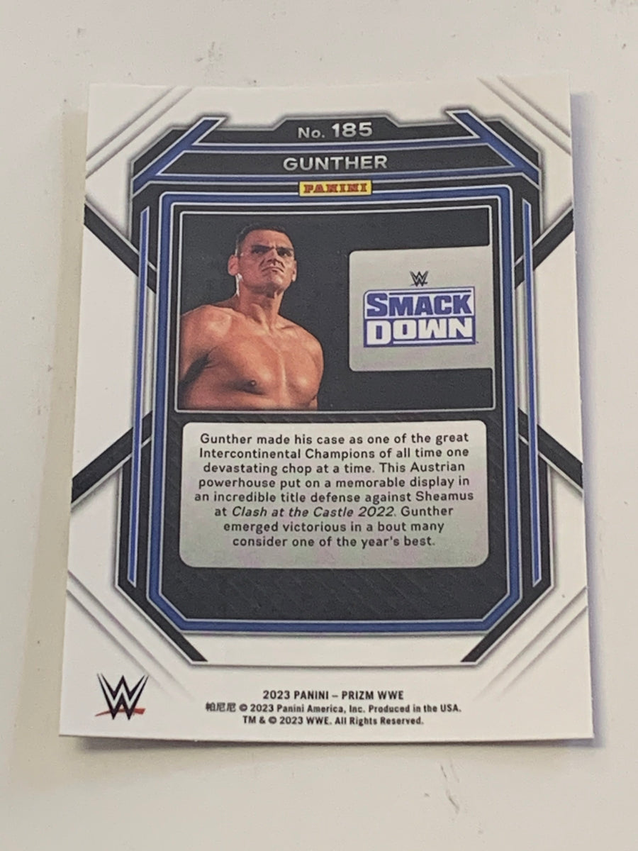 Gunther 2022 WWE Panini Prizm Card – The Wrestling Universe