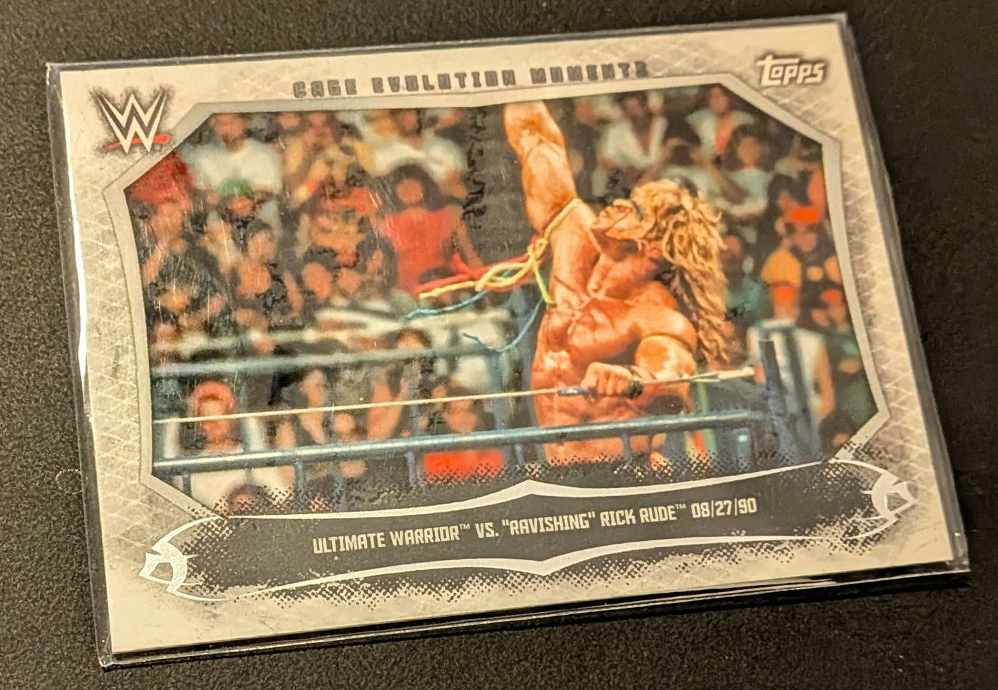 2015 WWE Undisputed Cage Evolution Moments Ultimate Warrior Rick Rude