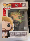 HOLIDAY SPECIAL 4 LOT MONEY INC - Ted Dibiase Signed Funko + 3 Misc Photos