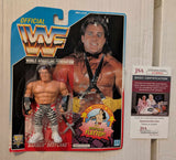 HOLIDAY SPECIAL WWF Hasbro Brutus Beefcake Series 3 Zebra Pants Signed JSA COA