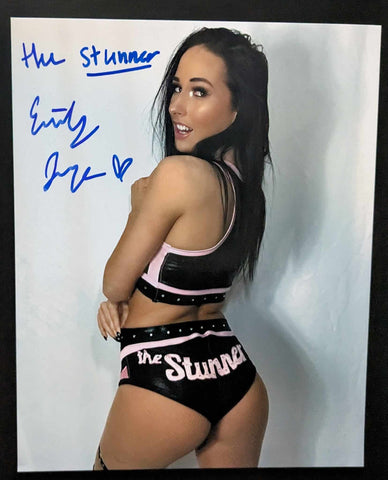 Emily Jaye The Stunner Pose 2 Signed Photo COA