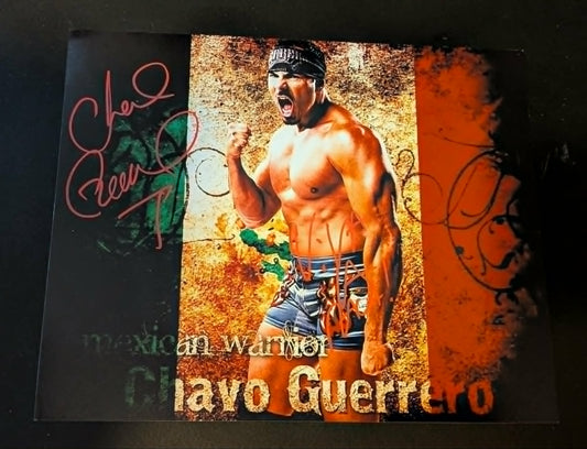 Chavo Guerrero Pose 4 Signed Photo COA
