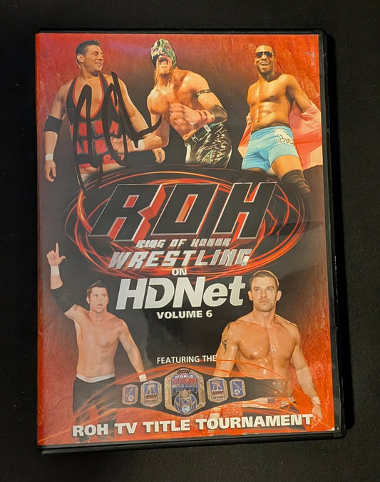 ROH Ring of Honor DVD ROH on HDnet Vol. 6 Steen, Briscoes (Signed by Colt Cabana)