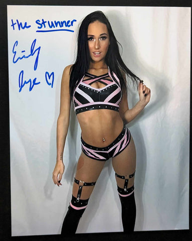 Emily Jaye The Stunner Pose 3 Signed Photo COA