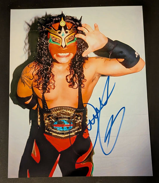 Juventud Guerrera Pose 1 Signed Photo COA