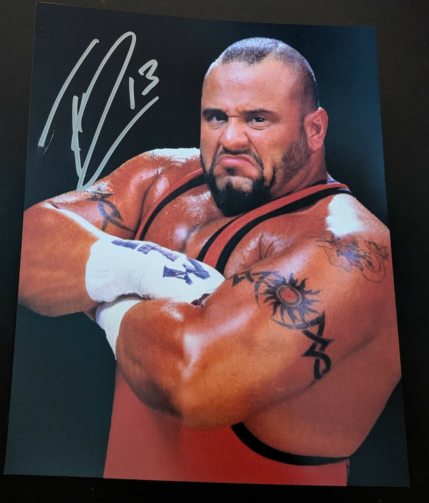 Taz Tazz Pose 2 Signed Photo COA