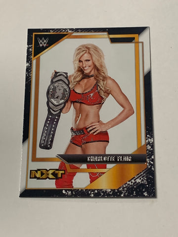 Charlotte Flair 2022 WWE NXT Panini Parallel Insert Card