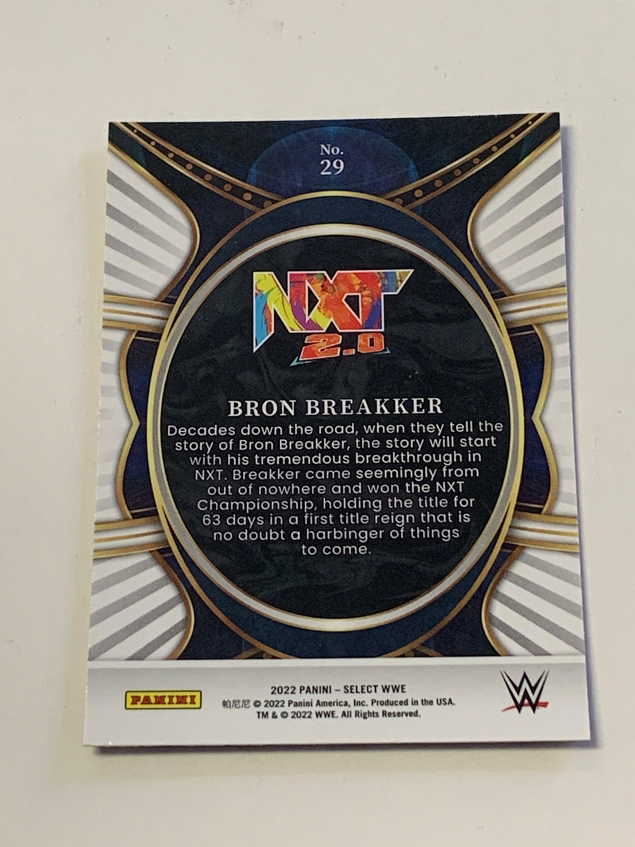 Bron Breaker 2022 WWE NXT Panini Select ROOKIE Card – The Wrestling ...