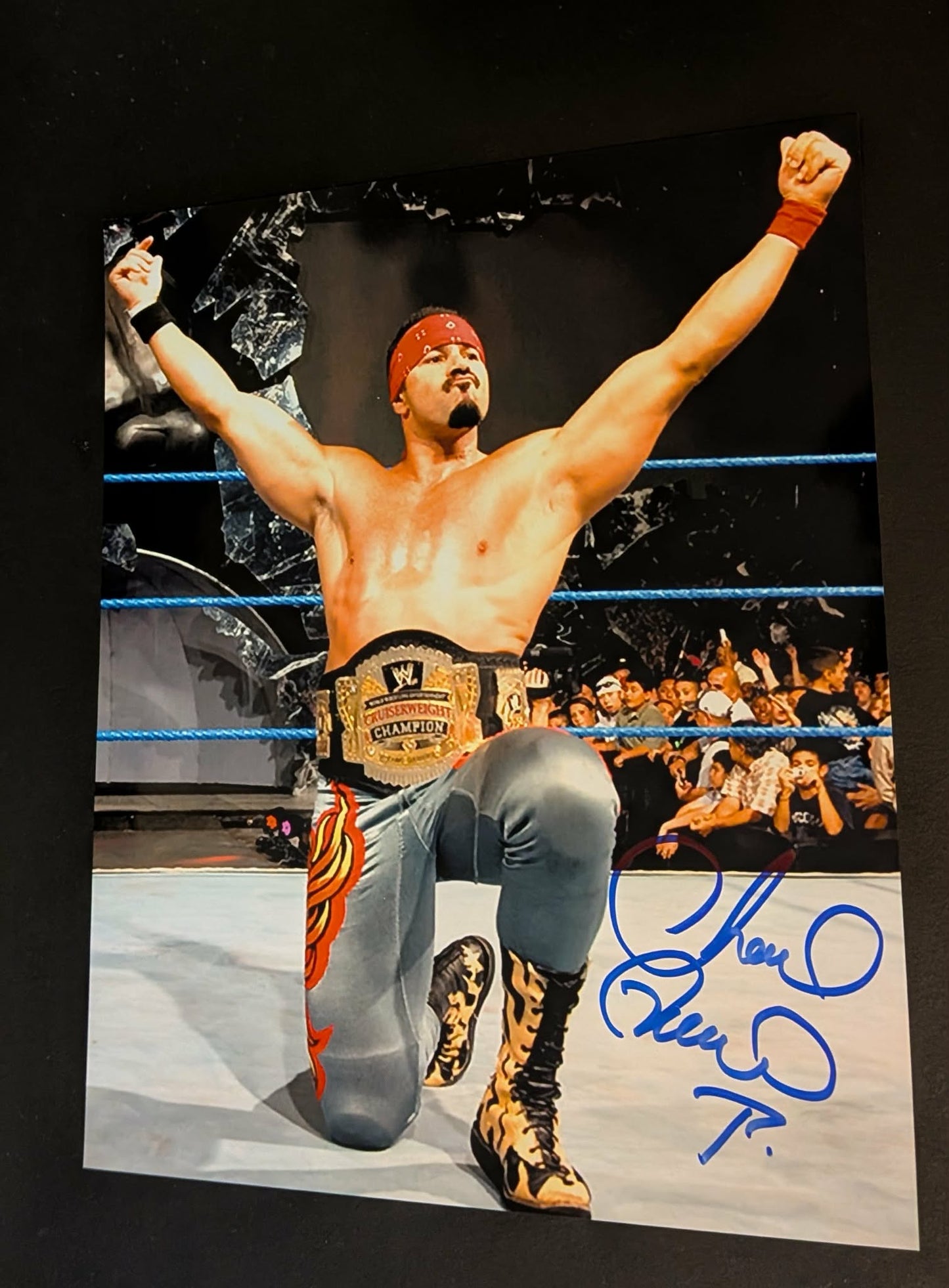 Chavo Guerrero Pose 2 Signed Photo COA