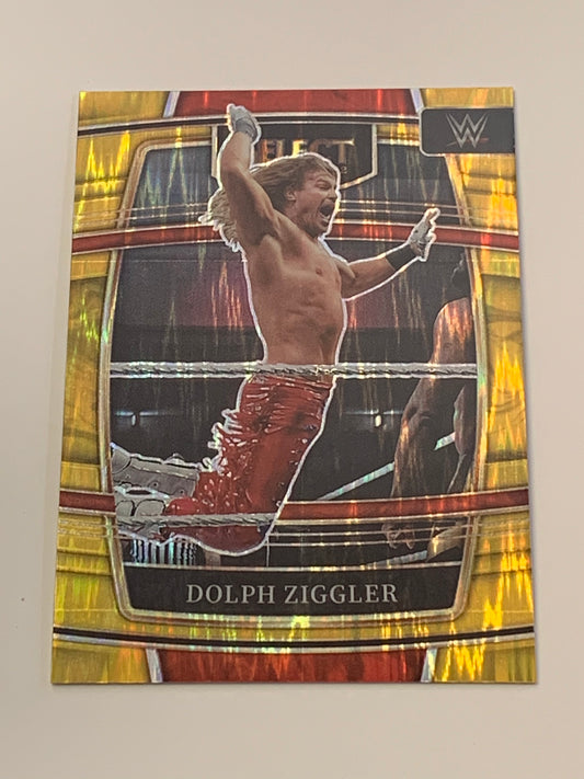 Dolph Ziggler 2022 Select GOLD WAVE FLASH Concourse PRIZM #6/10