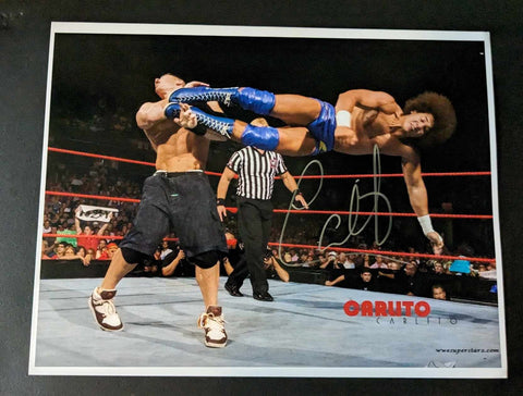 Carlito Pose 1 Signed (8.5x11) Photo COA