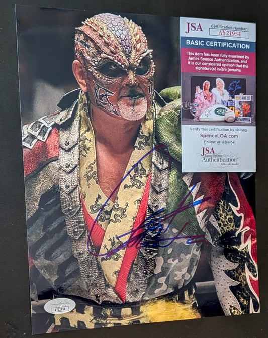 Great Muta Signed Photo A JSA COA