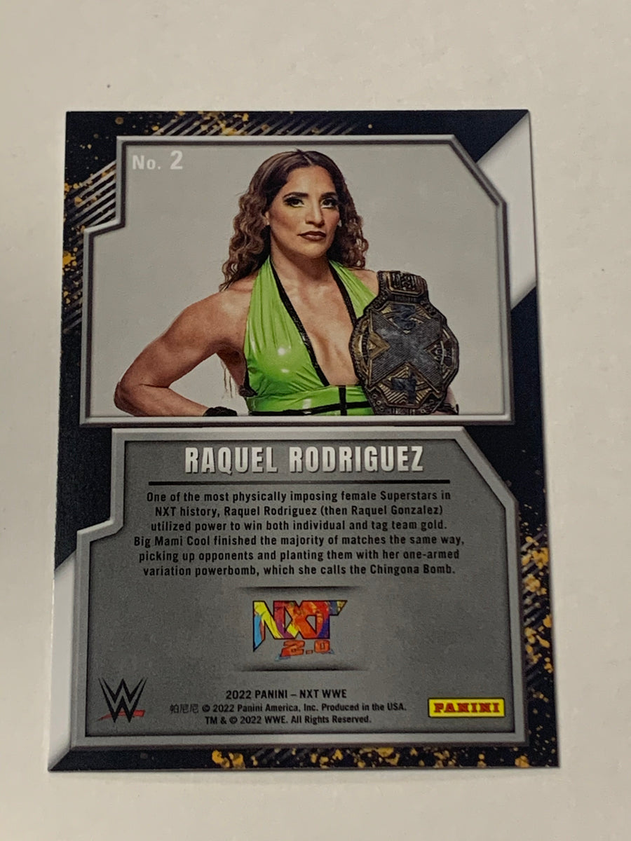 Raquel Rodriguez 2022 WWE NXT Panini Parallel Insert Card – The ...