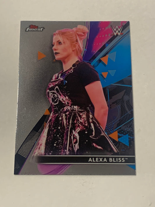 Alexa Bliss 2021 WwE Topps Finest Card