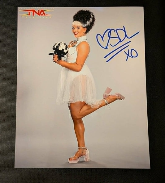 Steph De Lander Pose 8 Signed Photo COA