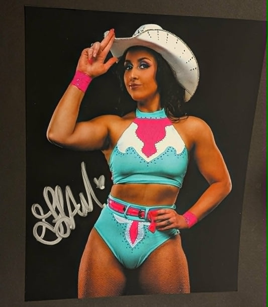 Gia Miller Pose 6 Signed Photo COA