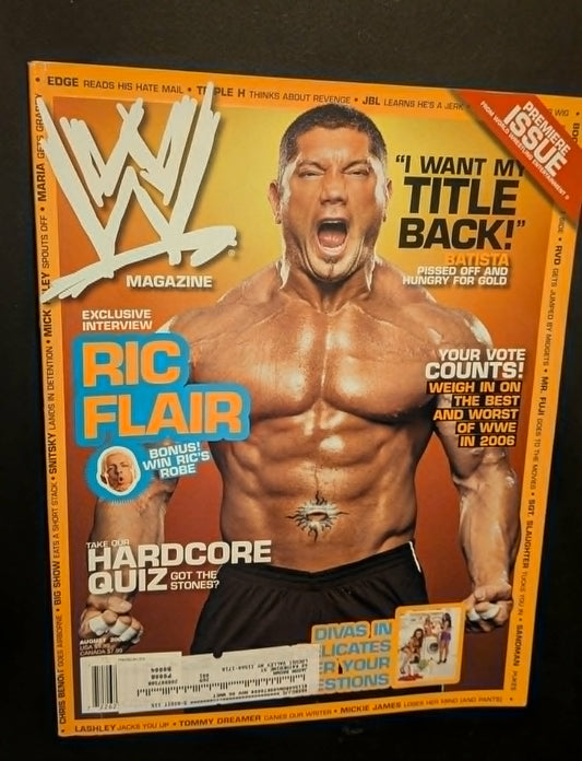 WWE Magazine August 2008 Batista