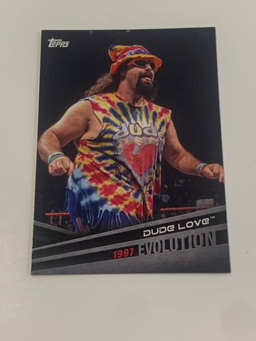 Dude Love 2018 WWE Topps Revolution Card Mick Foley