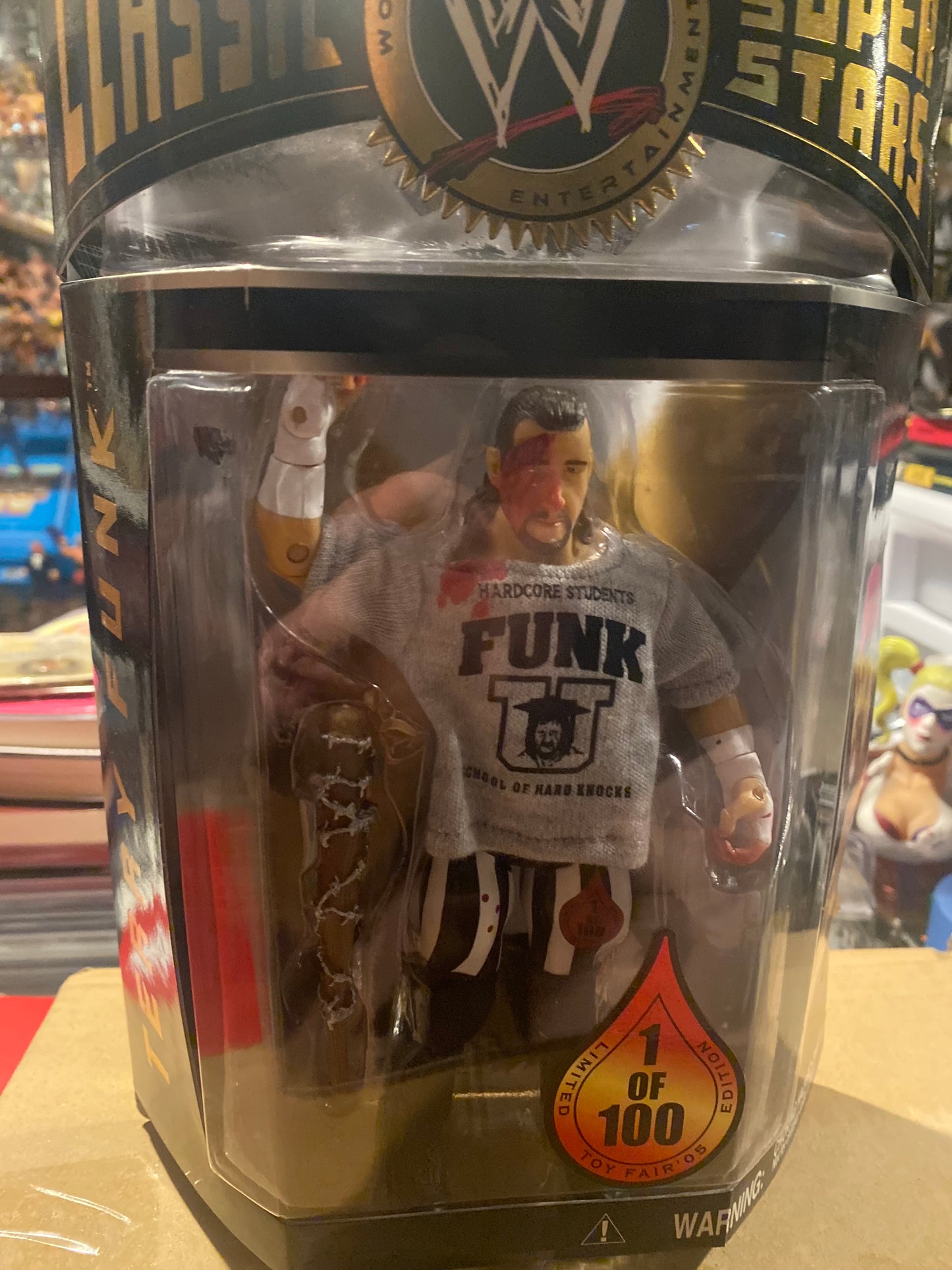 TERRY FUNK WWE “Limited Edition” Classic Superstars Action Figure (Only 100 Made)