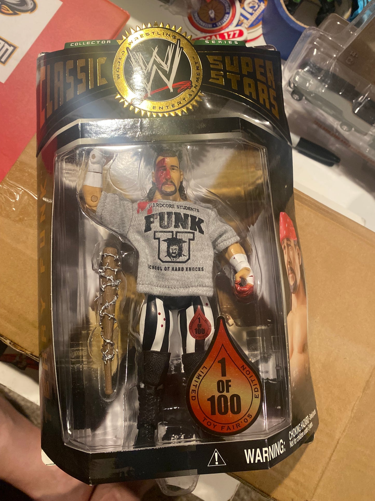 TERRY FUNK WWE “Limited Edition” Classic Superstars Action Figure (Only 100 Made)