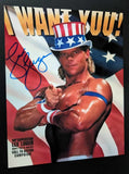 Lex Luger Pose 1 Signed Photo COA