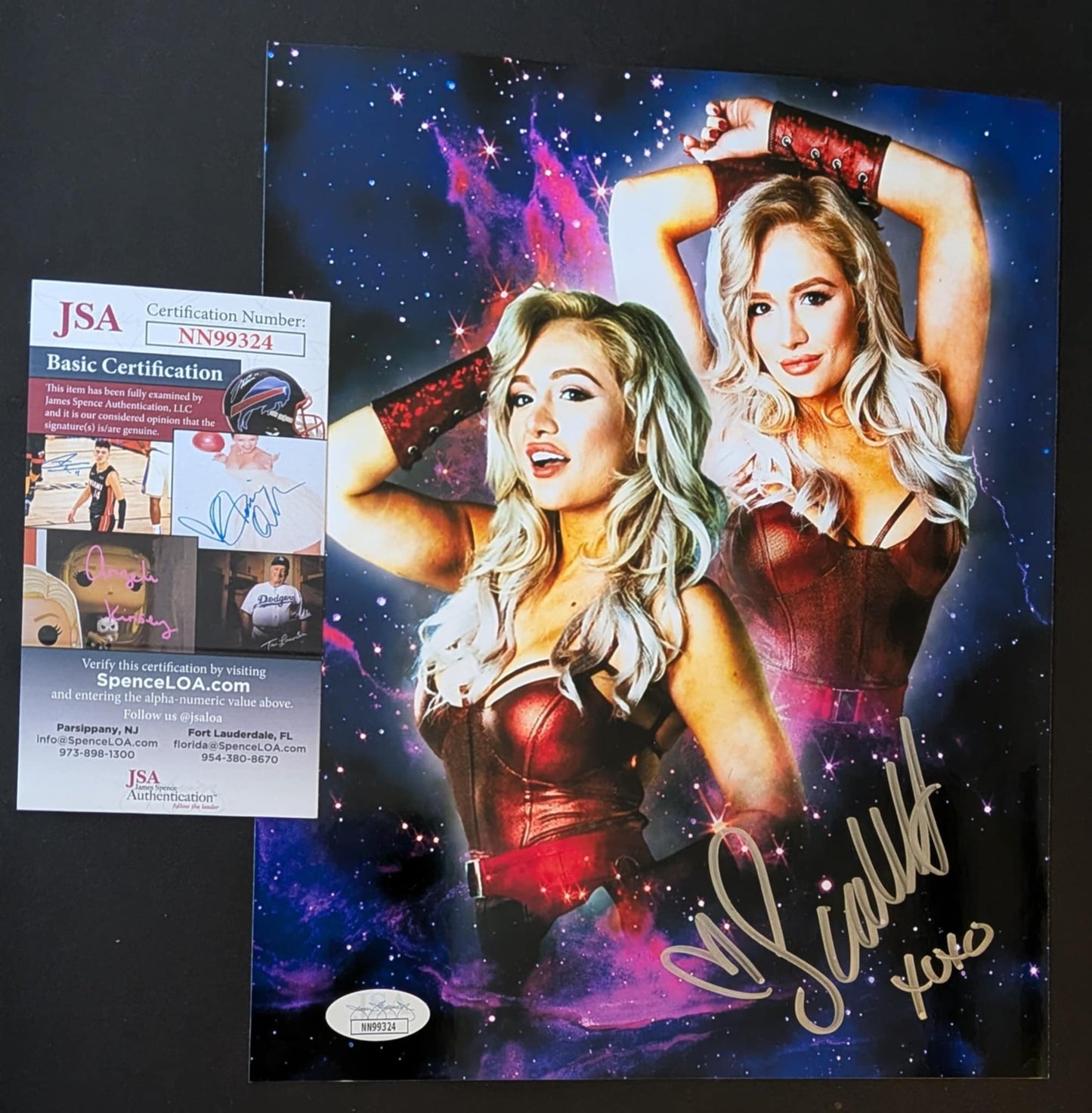 Scarlett Bordeaux Signed Photo JSA COA