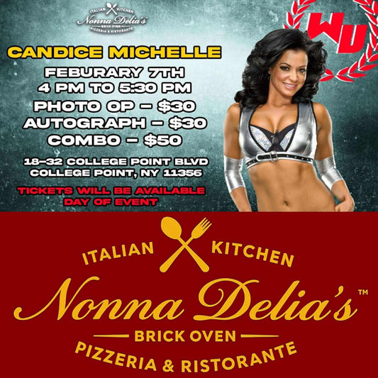 Candice Michelle Appearance on February 7th from 4-5:30pm
