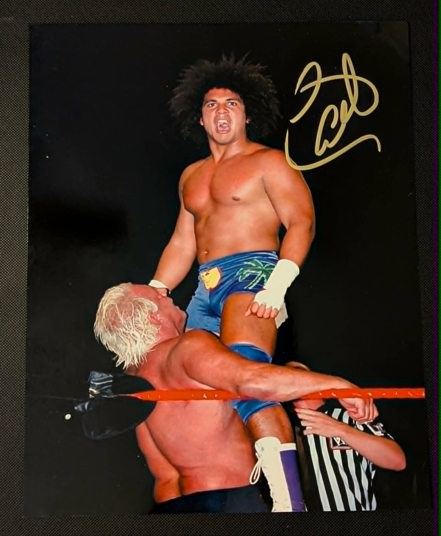 Carlito Pose 9 Signed Photo COA